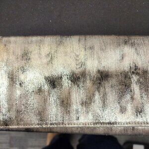 Sondra Roberts silver clutch